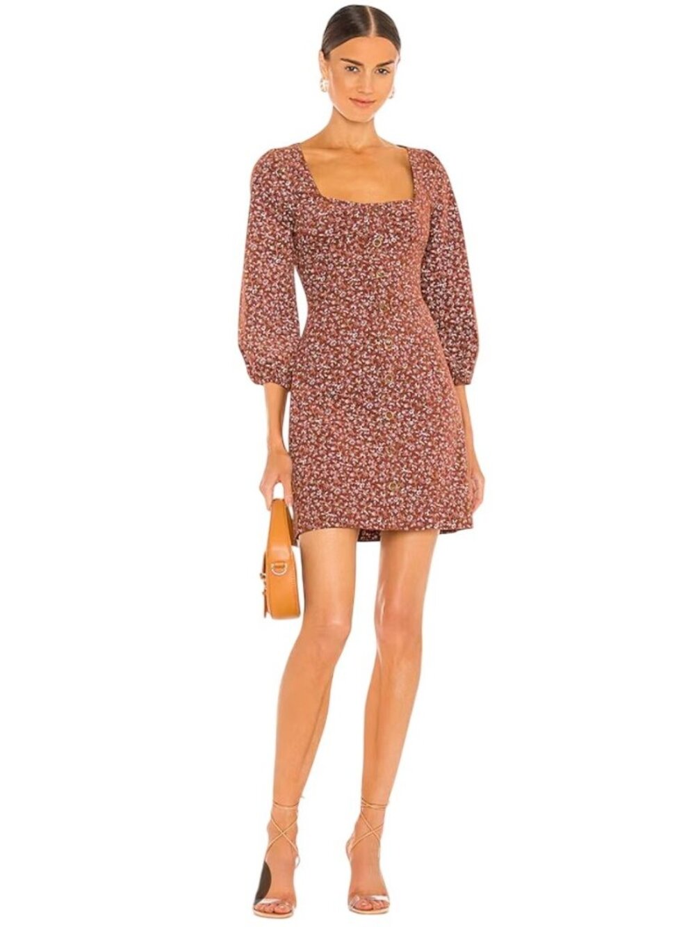 Veronica Beard Ranja Floral Stretch Cotton Mini Dress NWT - Size XS